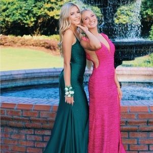 Jovani Fuchsia Prom Dress